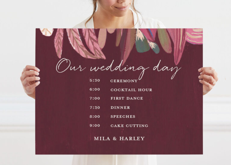 Signs, signs, everywhere a sign. At your wedding?