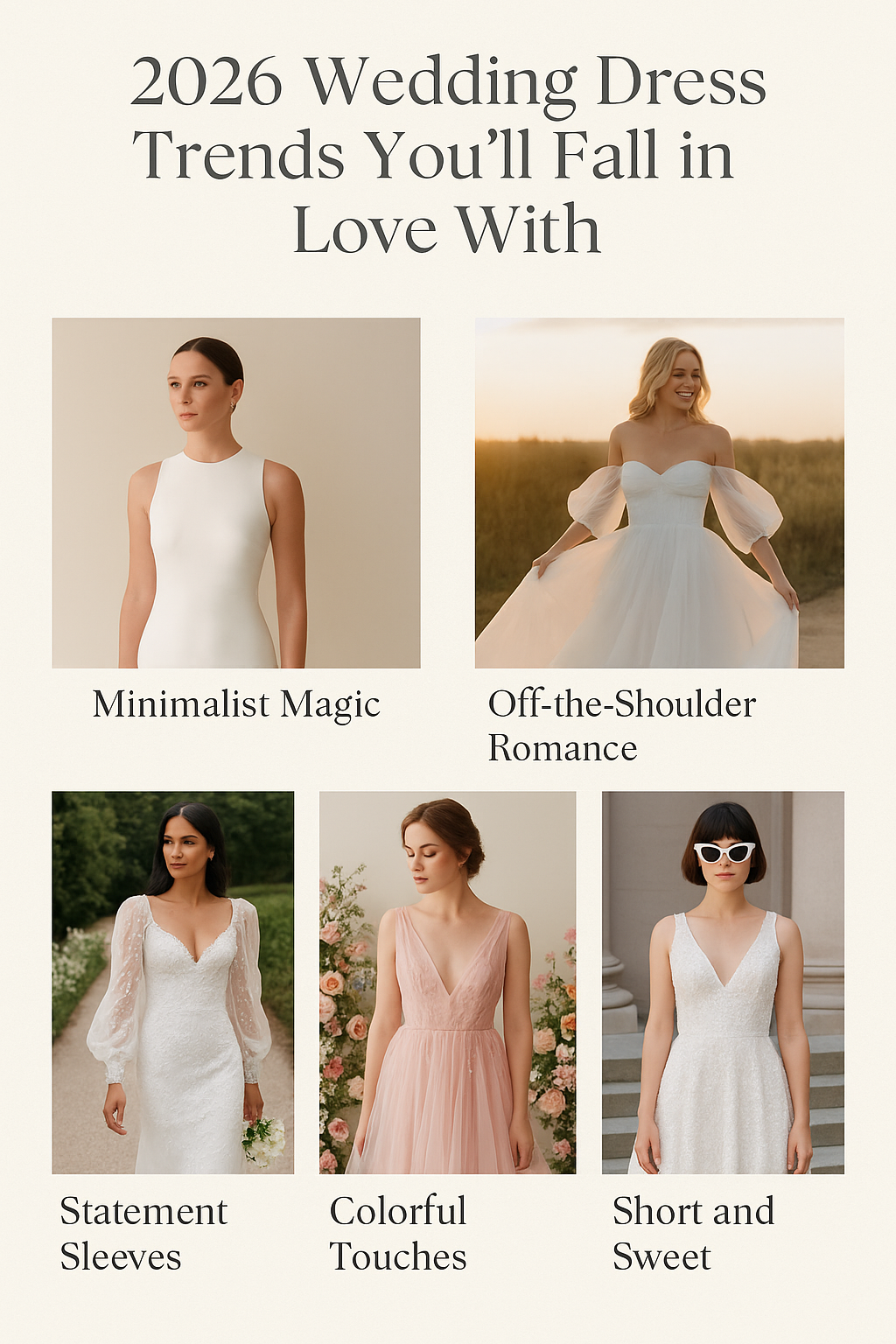 2026 Wedding Dress Trends You’ll Fall in Love With